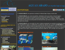 Tablet Screenshot of aguasabajo.com